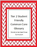 Tier 2 Student Friendly Common Core Glossary