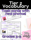 Tier 2 Vocabulary Cards for Speech Therapy - Grades 3, 4, 