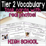 Tier 2 Vocabulary Cards for Speech Therapy - High School -
