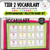 Tier 2 Vocabulary with Articulation Sounds {Interchangeabl