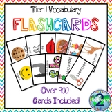 Tier I Vocabulary Flashcards (900+ Cards Included)