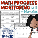 Tier II Math Intervention Progress Monitoring Kit NBT BUND