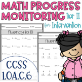 Tier II Math Intervention Progress Monitoring Kit for 1st 