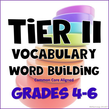 Preview of Tier II Vocabulary Building Bundle - Word Work & Activities