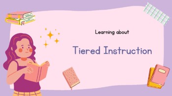 Preview of Tiered Instruction (professional development)
