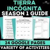 Preview of Tierra Incógnita Spanish End of the Year Activities Season 1 Guide Sub Plans