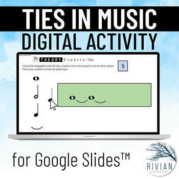Preview of Ties in Music Theory Activity for Google Slides