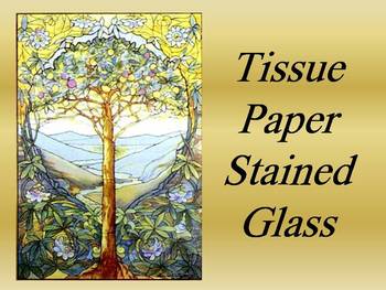 Preview of Tiffany Stained Glass Powerpoint