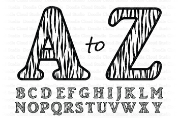 Download Tiger Alphabet Svg Tiger Letters Svg Tiger Alphabet Clipart Monogram Alphabet