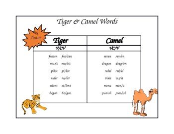 Preview of Tiger & Camel Rule Poster