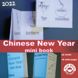 Tiger Mini-book, Chinese Zodiac, Chinese New Year 2022 No Prep
