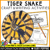 Tiger Snake Craft & Writing | Australian Animals, Aussie Animals