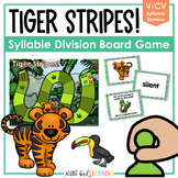 Tiger Stripes! - Tiger Words (V-CV) Two-Syllable Words Board Game