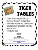 Tiger Tables: Table Pattern Practice