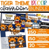 Tiger Theme - Complete Classroom Decor BUNDLE
