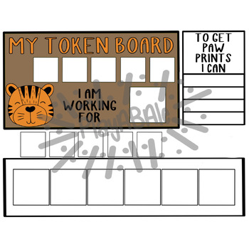 Preview of Tiger Token Board