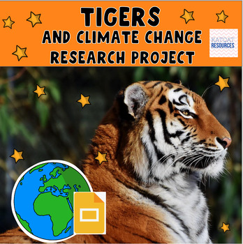 Tigers and Climate Change - Animal Research Project - Google Slides™