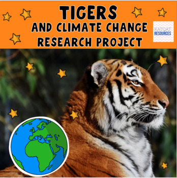 Preview of Tigers and  Climate Change - Animal Research Project - PowerPoint and Keynote