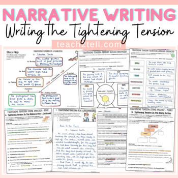 Preview of Tightening Tension Personal Fictional Narrative Writing Activities