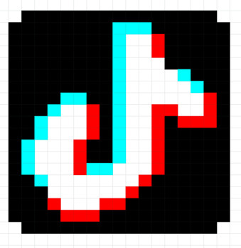 Tik Tok Pixel Art Equation of a line in Slope Intercept Form y=mx+b