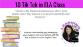 Tik Tok in the ELA Classroom Mini-Assignments