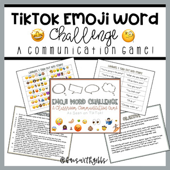 Preview of TikTok Emoji Word Challenge- The Perfect Communication Game!
