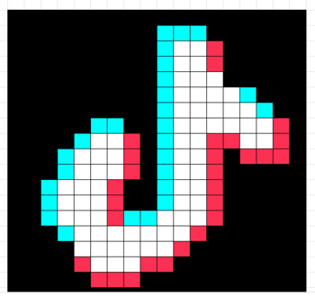 TikTok Integer Phrase Pixel Art Mystery Picture by Math with Ambrosino