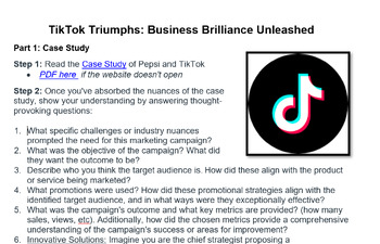 Preview of TikTok Triumphs: TikTok Marketing Challenge