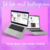TikTok and Instagram Profile and Picture Templates
