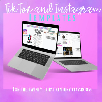 Preview of TikTok and Instagram Profile and Picture Templates