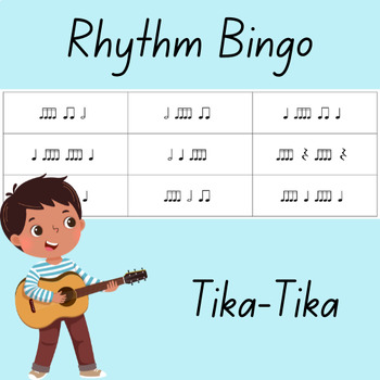 Preview of Tika Tika Rhythm Bingo