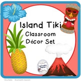 Tiki island classroom decor set