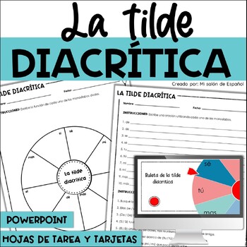 Preview of Tilde diacrítica | Acentuación | Acento diacrítico