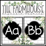 Tile Farmhouse Alphabet Posters