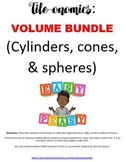 Tile-onomics: Volume Bundles (Cylinders, Cones, & Spheres)