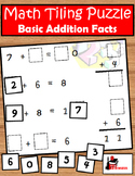 Addition Facts Tiling Puzzle - FREE