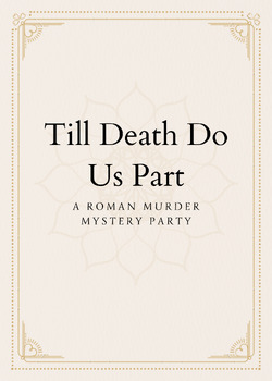 Preview of Till Death Do Us Part: An Ancient Roman Murder Mystery Game