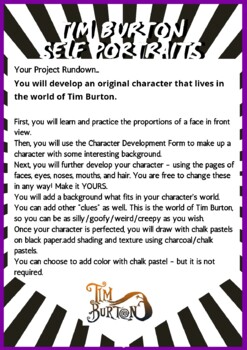 Preview of Tim Burton Character Design/Portrait