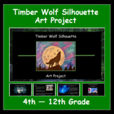 Timber Wolf Silhouette Art Project
