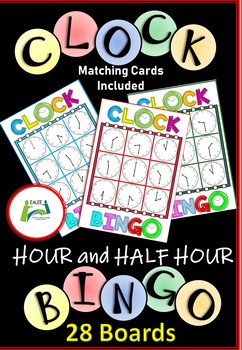 Preview of Time Bingo Hour and Half Hour