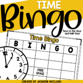 Time Bingo (Time to the Hour and Half Hour)
