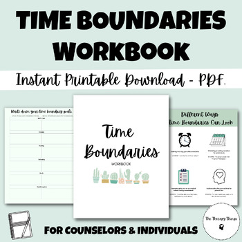 Preview of Time Boundaries Workbook