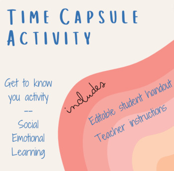Preview of Time Capsule Activity
