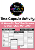 Time Capsule Activity: 'A Moment in Time' & 'Dear Future M