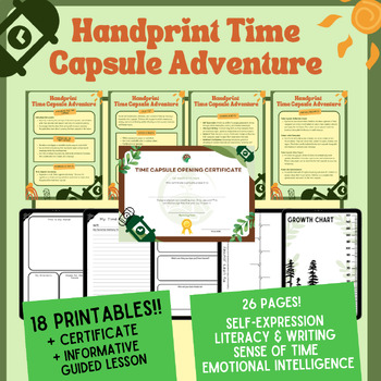 Preview of Time Capsule Activity Pack - Creative Writing, Digital Resources- Sense of Time!