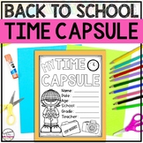 Time Capsule Back to School Activity