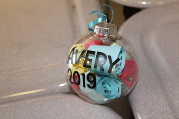 Preview of Time Capsule Christmas / Holiday Ornament Sentence Strips
