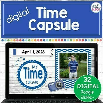 Preview of Time Capsule Digital Activity | Digital Memory Book for Future Selves 