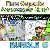 Time Capsule Scavenger Hunt BUNDLE- Kindergarten and First Grade