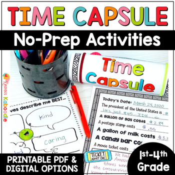 Time Capsule by Kirsten's Kaboodle | Teachers Pay Teachers